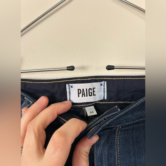 Paige Hoxton Ultra Skinny Jeans Dark Wash Size 33 - Picture 3 of 9